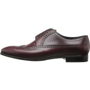 a.testoni derby washed calf borgogna
